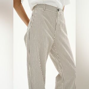 Elegant Striped Women's Trousers